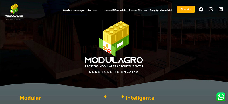 Criação de Site Modulagro